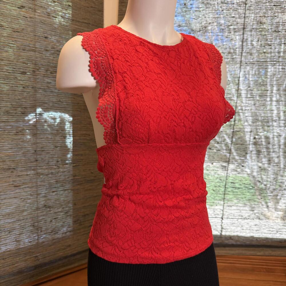 Free People Sure Thing Lace Tank Top - Picture 5 of 8